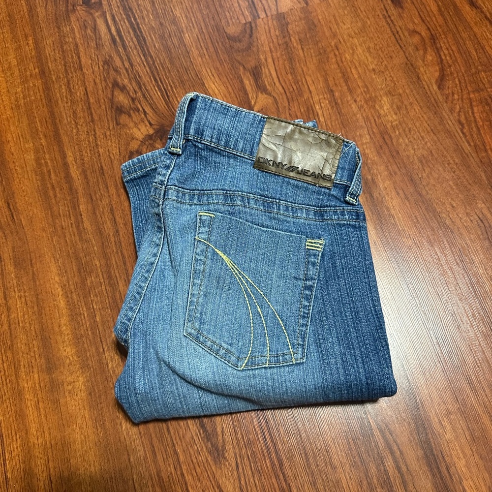 DKNY Women's Classic Blue Boot Cut Jeans